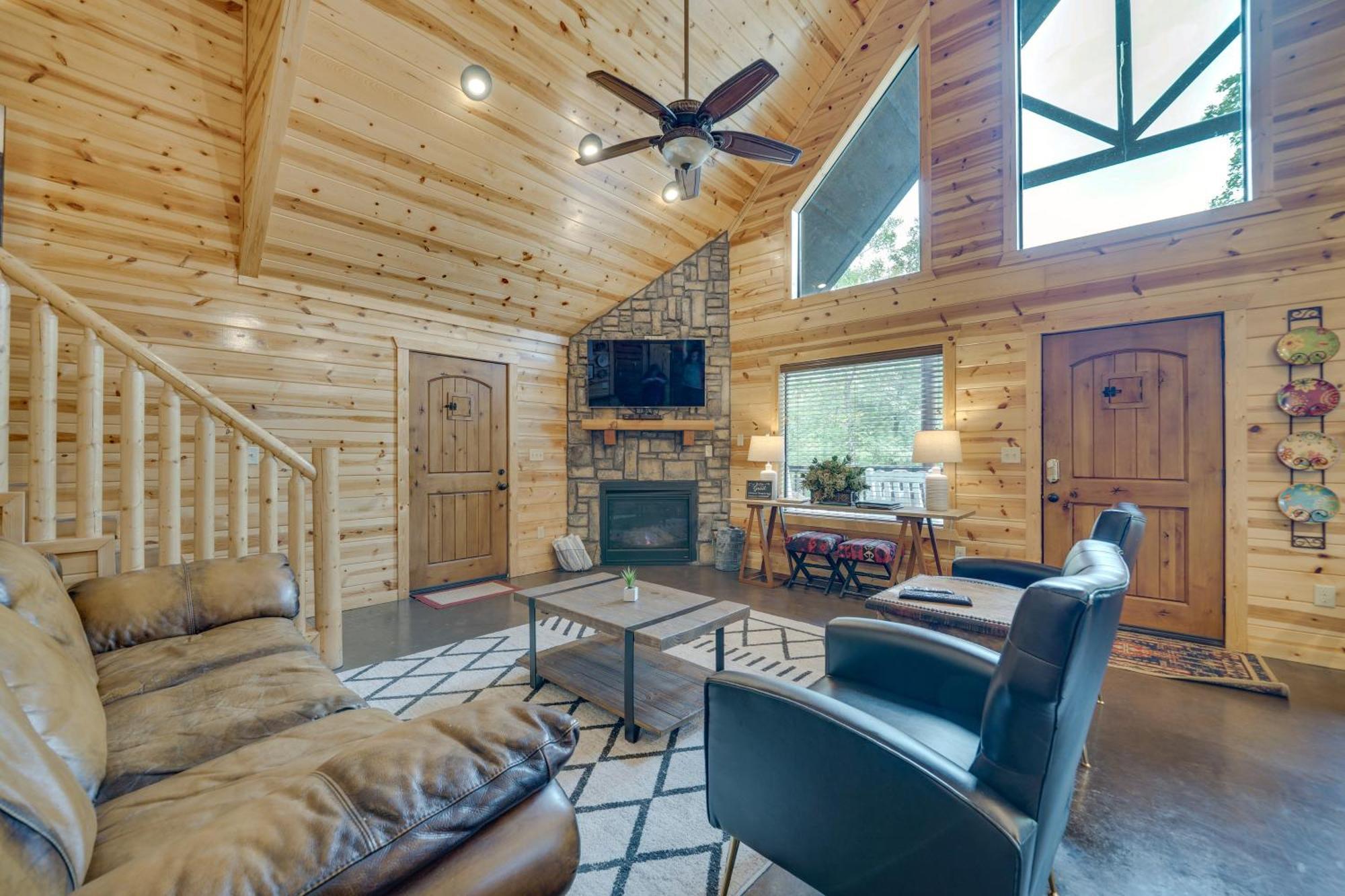 Penny Lane Lodge Broken Bow Cabin Less Than 6 Mi To Lake Bagian luar foto